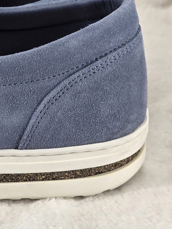 Birkenstock Oswego Elemental Blue Suede Slip On Sneakers EU 43 US 10 main image 4